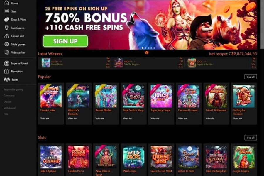 Winnerama Casino Promo Codes for Enhanced Rewards